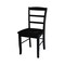 International Concepts 42 in. Dual Drop Leaf Table with 4  Ladder Back Dining Chairs - 5 Piece Dining Set K01-42DP-C46-2-4 - alternate 6